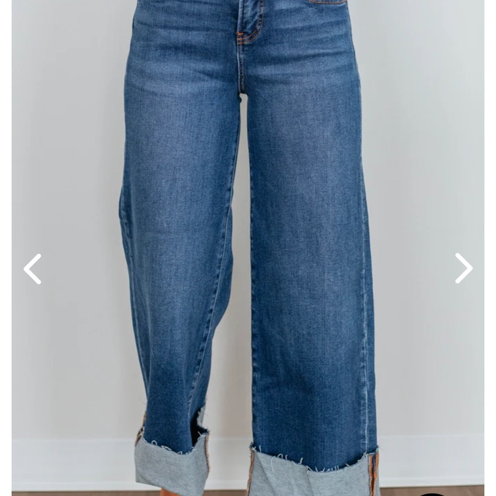Women's Risen Wide-Leg Jeans